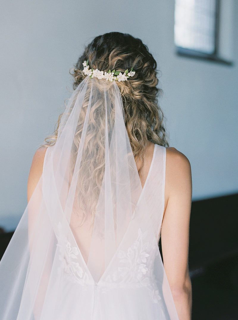 SALOME sheer bridal veil