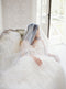 GLAMOUR cathedral wedding veil with crystals