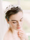 Silver moonstone crown.