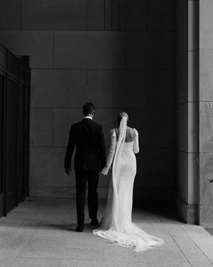 NATHALIE | French Silk Wedding Veil