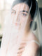 Silk wedding veil