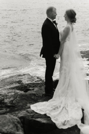 sparkling tulle bridal wings on bride M