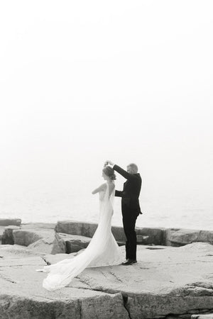 sparkling tulle bridal wings on bride M