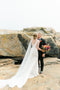 sparkling tulle bridal wings on bride M