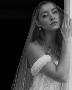 SOPHIA sheer blusher veil