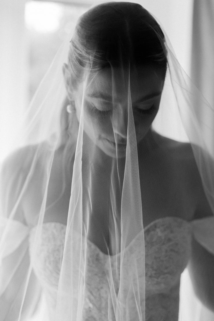 SOPHIA sheer blusher veil