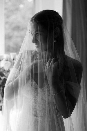 SOPHIA sheer blusher veil