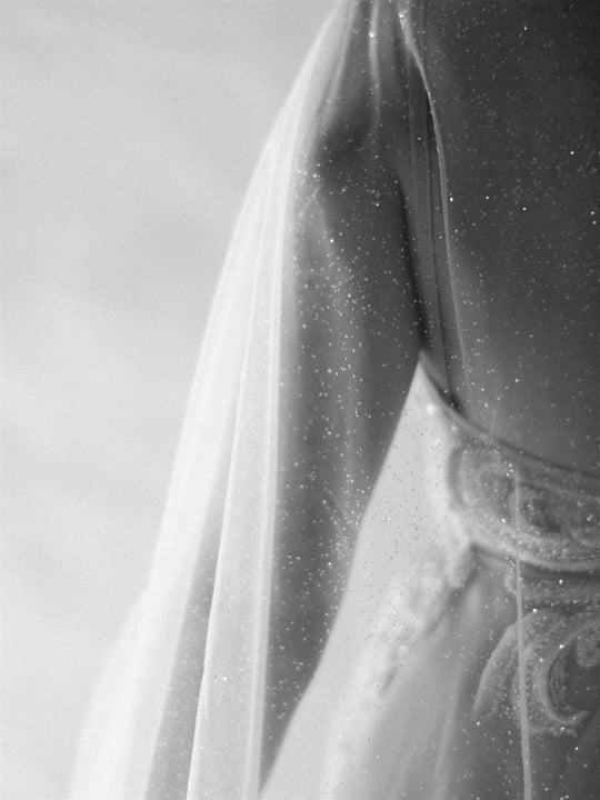 STARDUST sparkling wedding cape