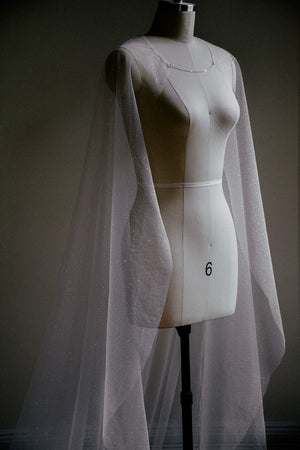 STARDUST sparkling wedding cape
