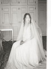 VIVIANNE bridal veil with a blusher