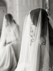 VIVIANNE bridal veil with a blusher