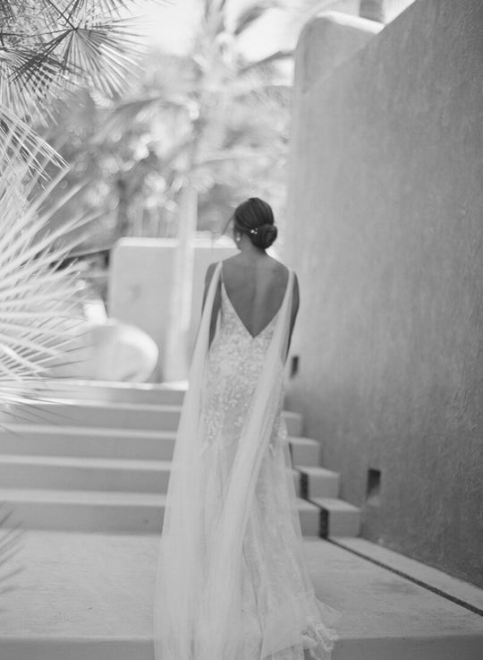 Bridal tulle wings.