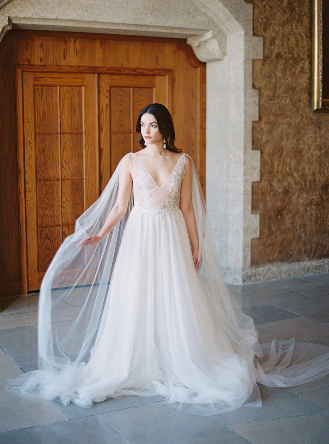 RIONA Bridal Tulle Wings