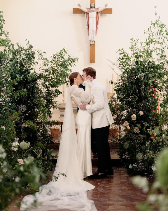 ACACIA bridal veil with long blusher