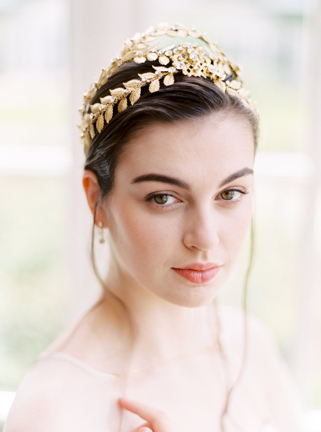 ALEXANDRIA | Gold Wedding Crown - Noon on the Moon