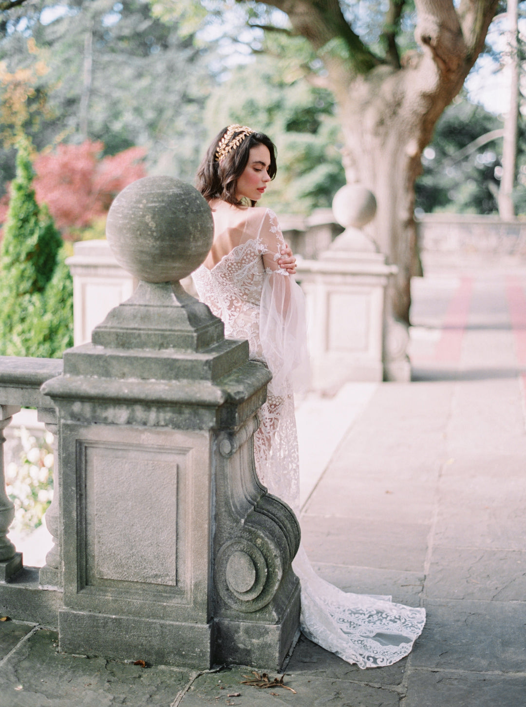 ALEXANDRIA | Gold Wedding Crown - Noon on the Moon