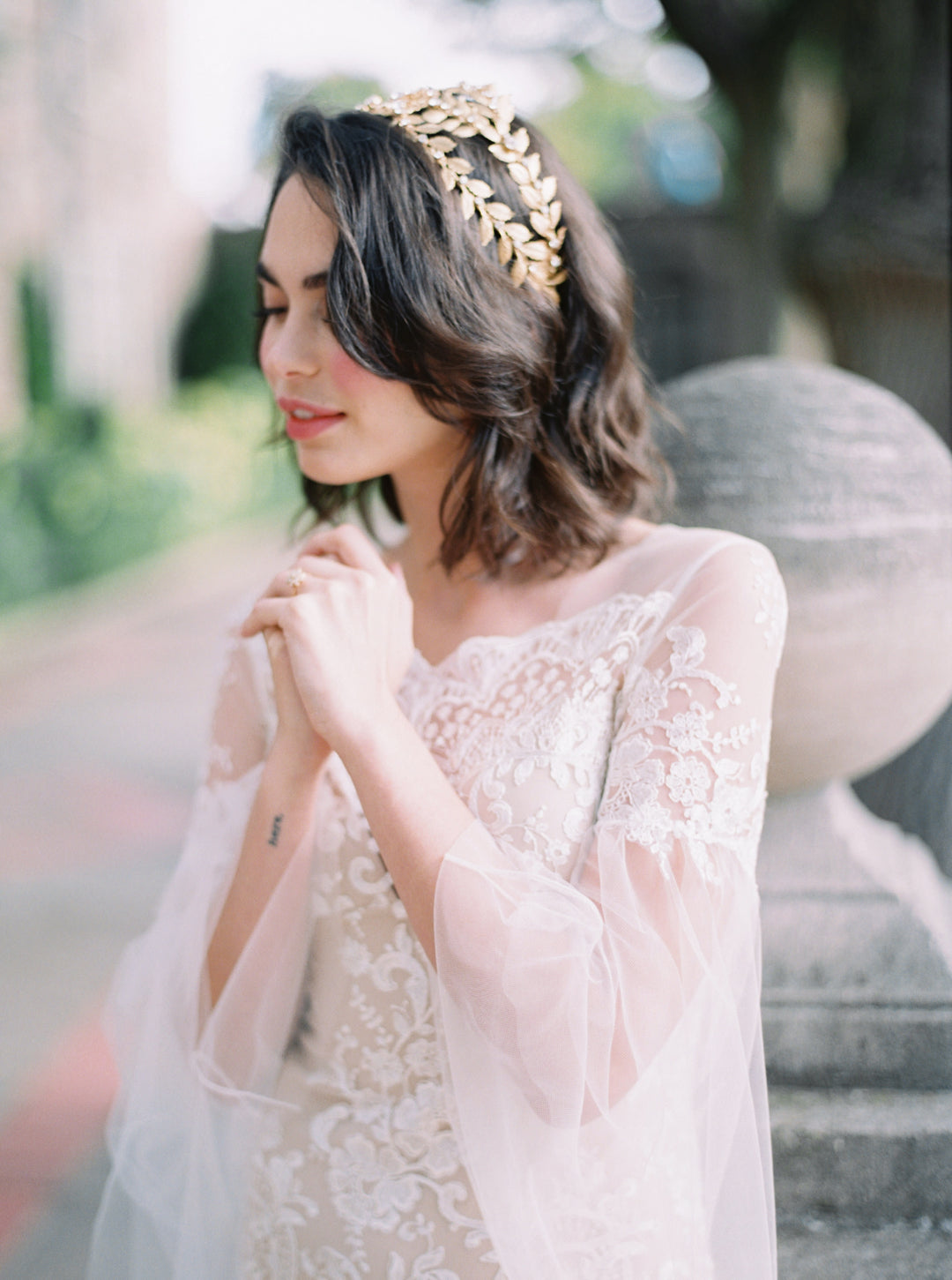 ALEXANDRIA | Gold Wedding Crown - Noon on the Moon
