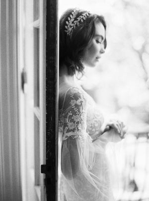 ALEXANDRIA | Gold Wedding Crown - Noon on the Moon