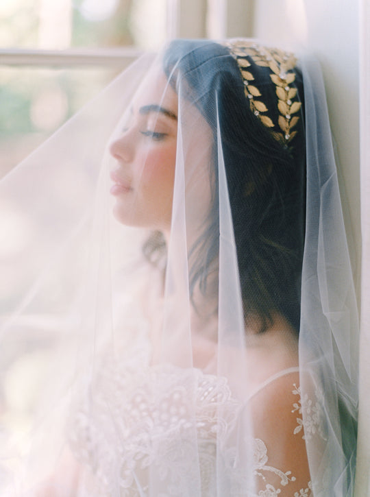 ALEXANDRIA | Gold Wedding Crown - Noon on the Moon