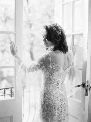 ALEXANDRIA | Gold Wedding Crown - Noon on the Moon