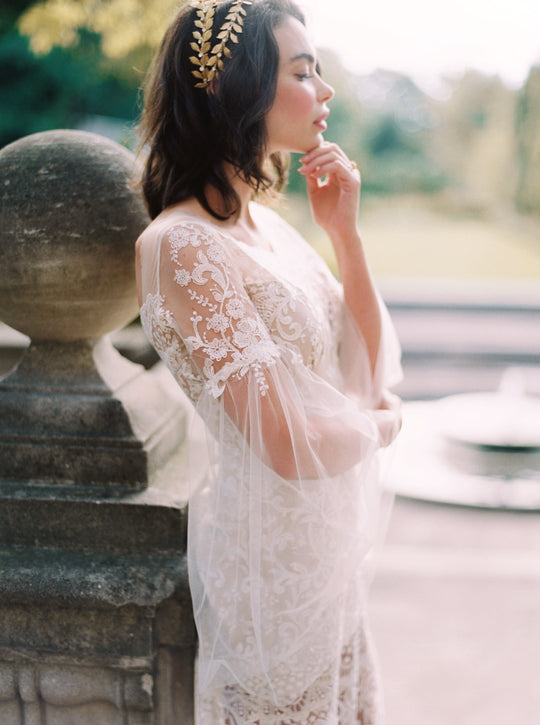 ALEXANDRIA | Gold Wedding Crown - Noon on the Moon