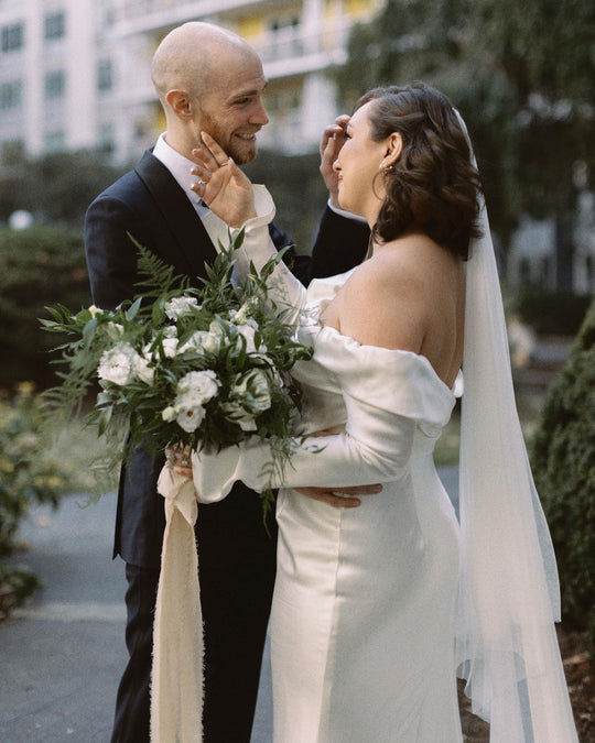 ANGELIQUE french silk drop veil