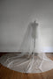 CAPELLA sparkling wedding veil with blusher