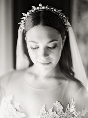 CELESTE gold bridal crown