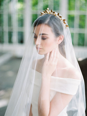 CELESTE gold bridal crown