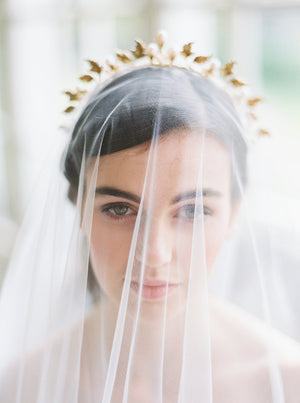 CELESTE gold bridal crown