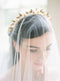 CELESTE gold bridal crown