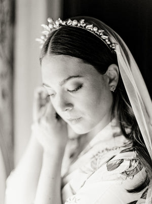 CELESTE gold bridal crown
