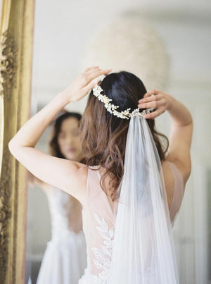 COLETTE | Floral Wedding Crown - Noon on the Moon