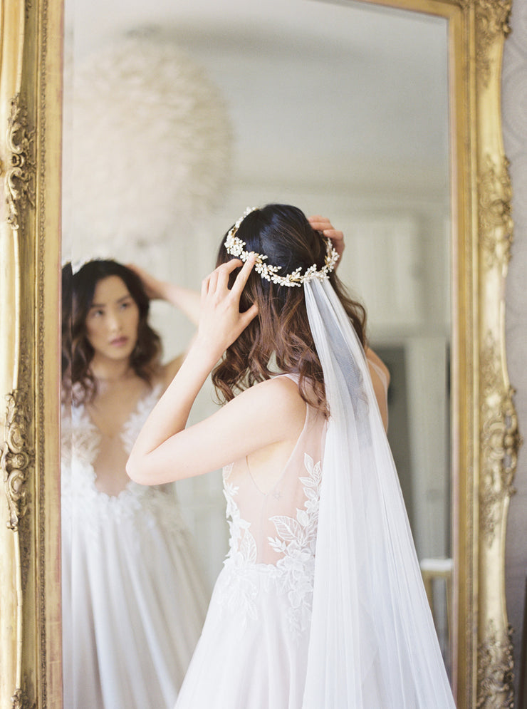 COLETTE | Floral Wedding Crown - Noon on the Moon