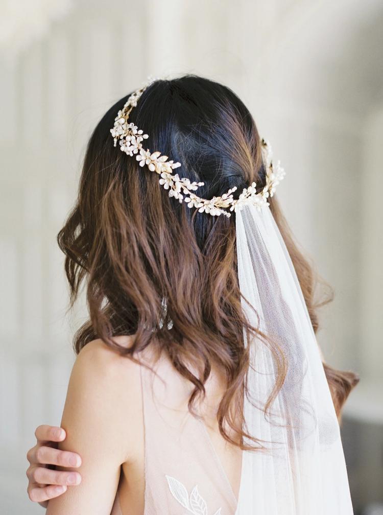 COLETTE | Floral Wedding Crown - Noon on the Moon