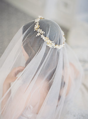 COLETTE | Floral Wedding Crown - Noon on the Moon