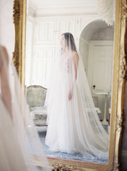 ELIZABETH english silk tulle wedding veil
