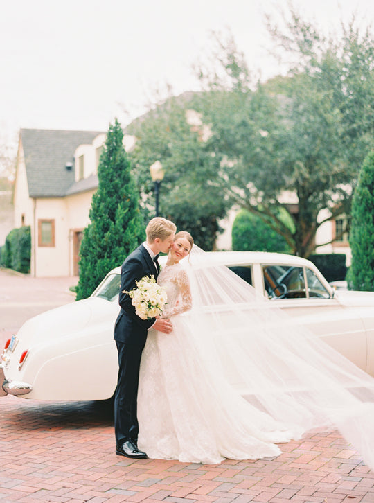 ELIZABETH english silk tulle wedding veil