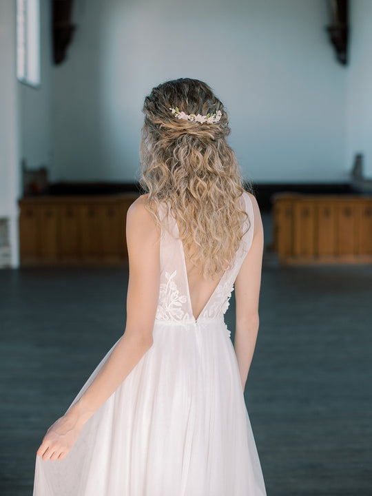 FIRST BLOOM | Floral Bridal Headpiece