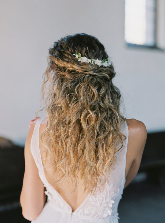 FIRST BLOOM | Floral Bridal Headpiece