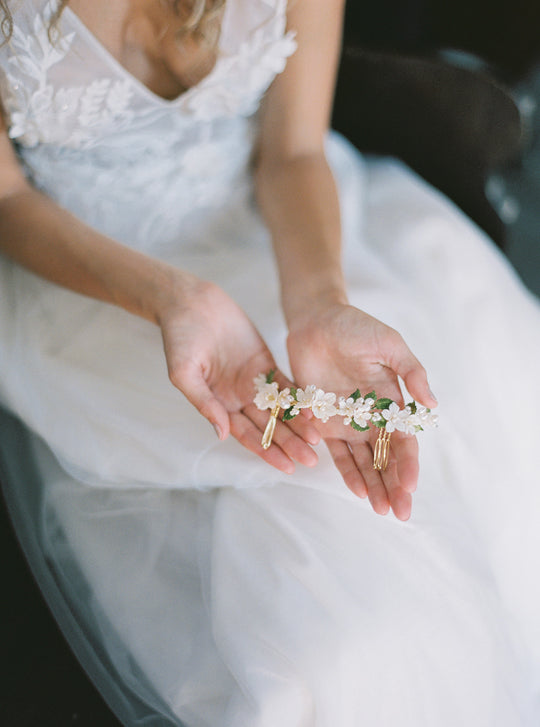 FIRST BLOOM | Floral Bridal Headpiece