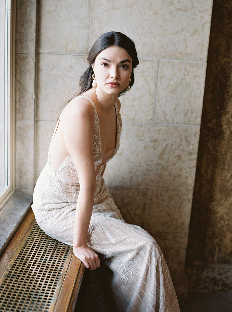 HARPER | Baroque Pearl Hoop Earrings - Noon on the Moon