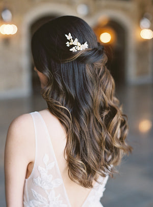 HITOMI | Butterfly Bridal Headpiece - Noon on the Moon