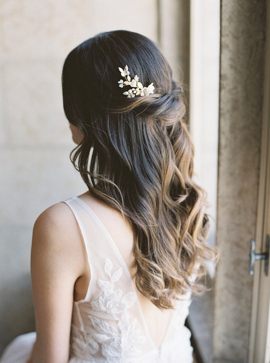 HITOMI | Butterfly Bridal Headpiece - Noon on the Moon