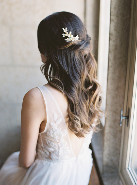 HITOMI | Butterfly Bridal Headpiece - Noon on the Moon