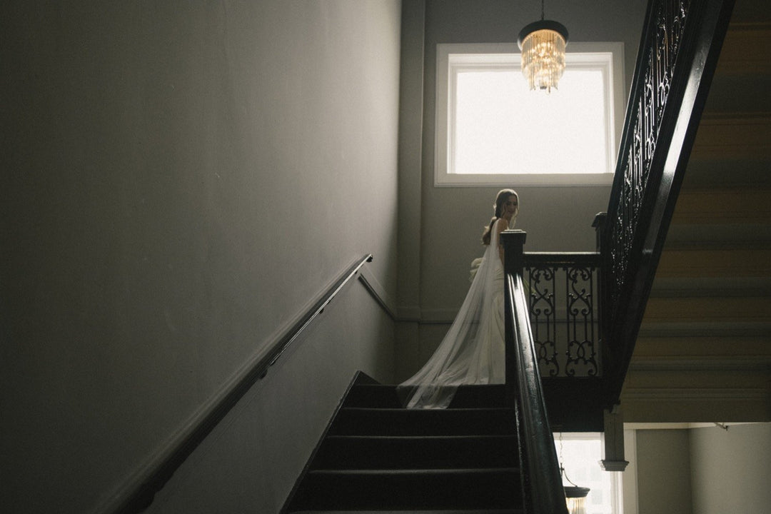 JANNA | Draped Bridal Cape - Noon on the Moon