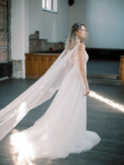 JOIE bridal cape with butterflies