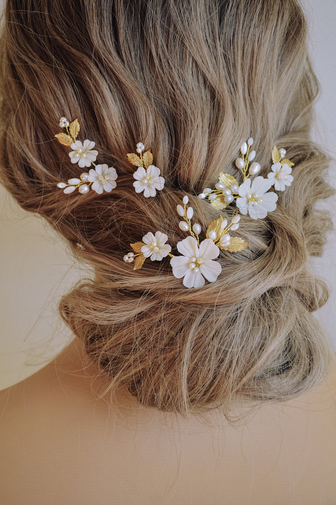 MARION Delicate Floral Bridal Comb, Ivory Wedding Headpiece, Delicate Bridal  Headpiece 