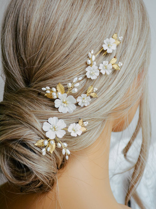 MAYLEE floral bridal headpiece