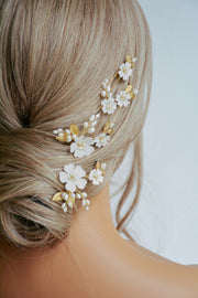 MAYLEE floral bridal headpiece